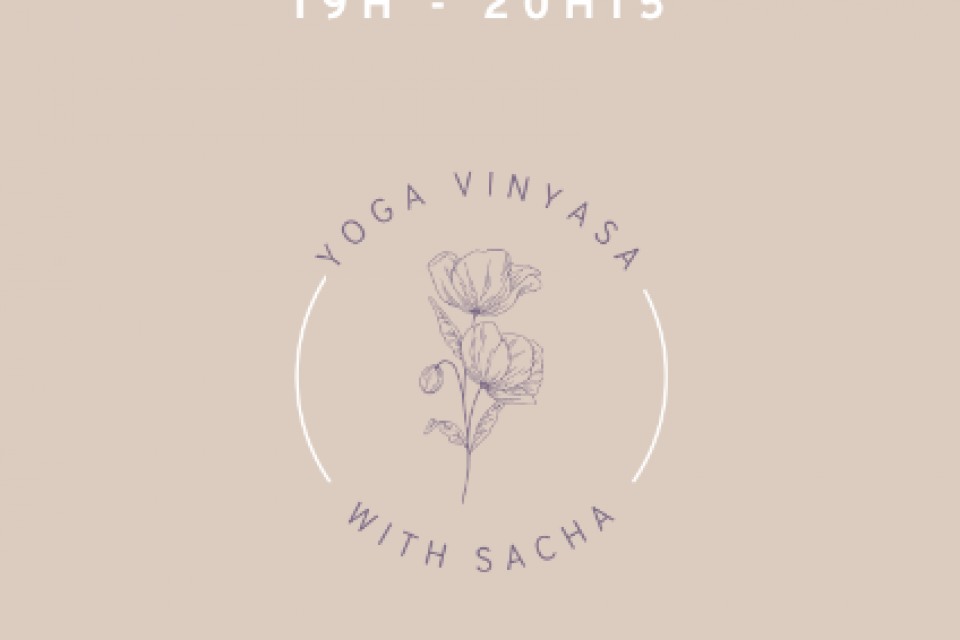 Vinyasa yoga by Sacha